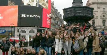 Picadilly Circus London - Voyage en Angleterre - 4a et 4b